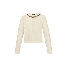 Пуловер с вышивкой Chain Louis Vuitton