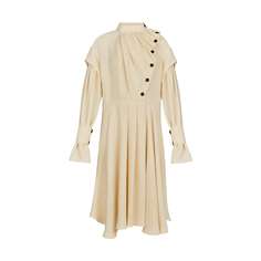 Шелковое платье с воланами Louis Vuitton