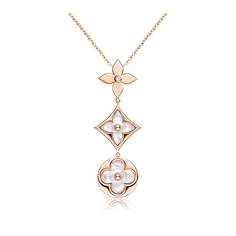 Подвеска Color Blossom, розовое золото, белый перламутр и бриллиант Louis Vuitton
