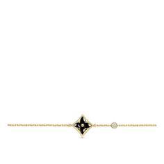 Браслет Color Blossom Star ВВ, жёлтое золото, оникс и бриллиант Louis Vuitton