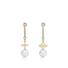 Серьги Idylle Blossom, золото 3 цветов и бриллианты Louis Vuitton