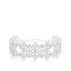 Браслет Dentelle de diamants, белое золото и бриллианты Louis Vuitton