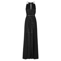 Платье из шелкового муслина с вышивкой блестками Louis Vuitton