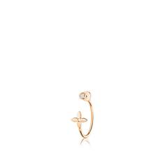 Маленькая серьга-кольцо Blossom, розовое золото и бриллиант Louis Vuitton
