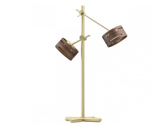 Настольная лампа декоративная чил-аут (demarkt) коричневый 24x57x33 см.
