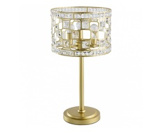 Настольная лампа декоративная монарх (mw-light) золотой 58 см.