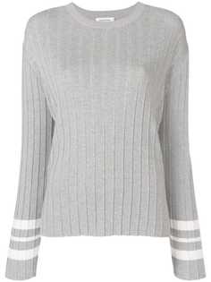Thom Browne плиссированный пуловер Trompe Loeil