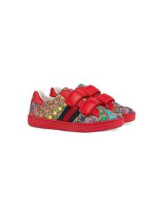 Gucci Kids кроссовки Ace GG со звездной отделкой