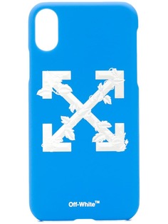 Off-White чехол для iPhone X с фирменными стрелками