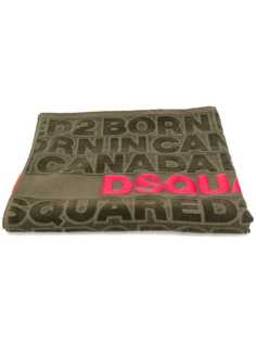 Dsquared2 пляжное полотенце с логотипом