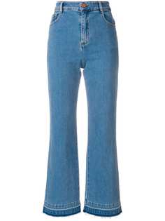 See By Chloé укороченные джинсы с высокой талией