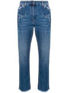Etro джинсы с вышивкой