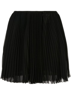 Comme Des Garçons Vintage полупрозрачная юбка мини с плиссировкой