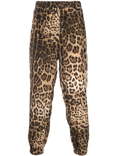Local Authority leopard print track pants