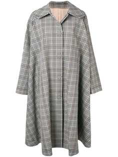 Mm6 Maison Margiela пальто оверсайз в клетку