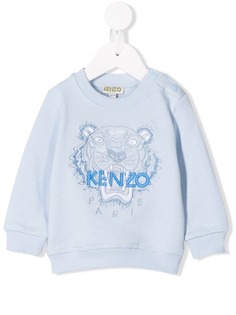 Kenzo Kids джемпер с узором тигра