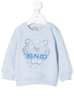 Kenzo Kids джемпер с узором тигра