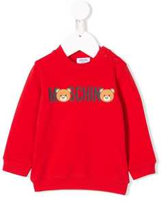 Moschino Kids толстовка с логотипом
