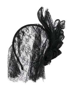 Maison Michel lace veil headband