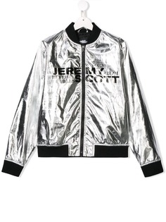 Jeremy Scott Junior logo zipped jacket