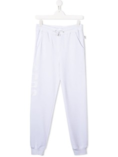 Gcds Kids TEEN logo print track pants
