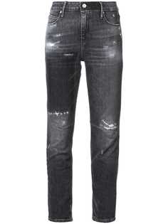 Rta джинсы скинни с прорванными деталями и эффектом варенки