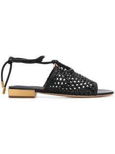 Salvatore Ferragamo woven Gancio sandals