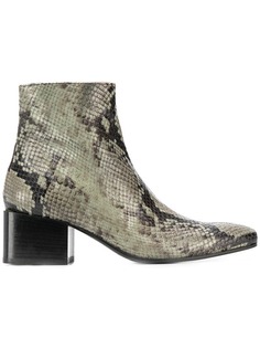 Acne Studios ботильоны с принтом змеиной кожи