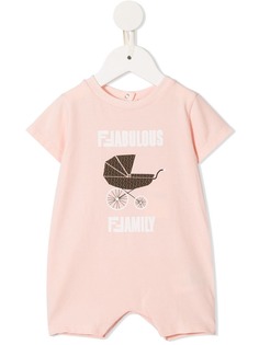 Fendi Kids Fabulous Family jersey onesie