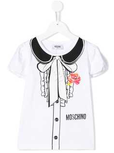 Moschino Kids футболка с принтом блузки