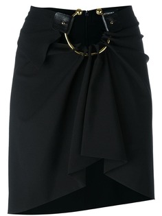 Anthony Vaccarello юбка с золотистой вставкой