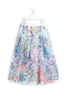 Simonetta юбка макси с цветочным принтом