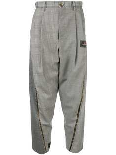 Doublet contrast panel trousers