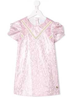 Roberto Cavalli Junior brocade effect dress