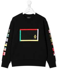 Marcelo Burlon County Of Milan Kids logo print sweatshirt