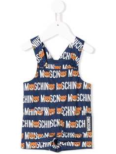 Moschino Kids комбинезон с логотипом