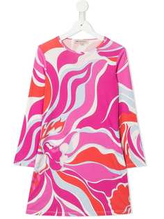 Emilio Pucci Junior abstract print dress