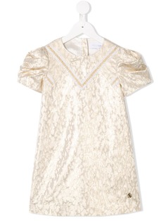 Roberto Cavalli Junior brocade effect dress