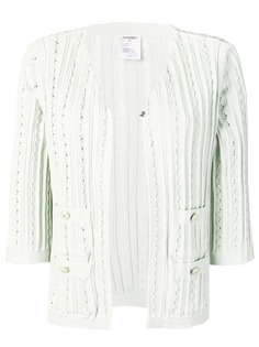 Chanel Vintage трикотажный кардиган без застежки