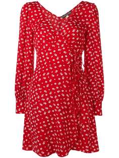 Alexa Chung floral wrap dress