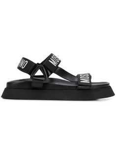 Moschino logo sandals
