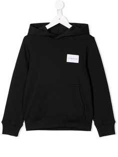 Calvin Klein Kids logo print hoodie