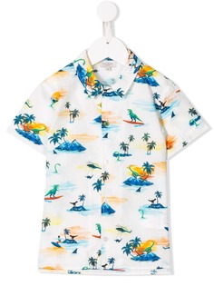 Paul Smith Junior graphic print polo shirt