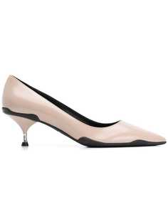 Prada kitten heel pumps