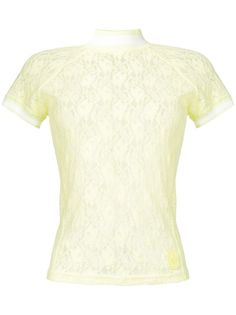 Alexander Wang топ из цветочного кружева