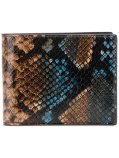 Etro кошелек с эффектом змеиной кожи