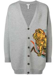 Loewe кардиган Lion кроя оверсайз