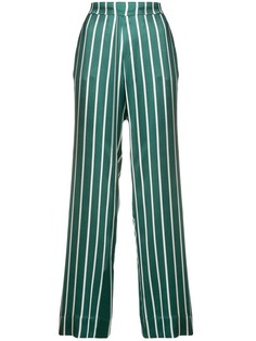 Asceno striped straight trousers