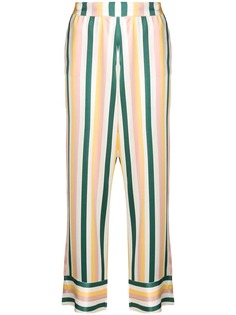 Asceno striped straight trousers