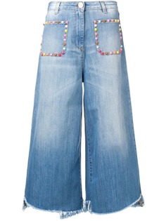 Elisabetta Franchi джинсы с разноцветными заклепками